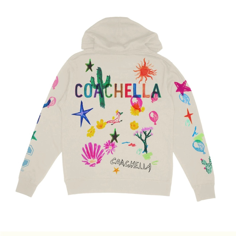 2023 Coachella Crayon Pullover Hoodie plus size. Has never been worn.
